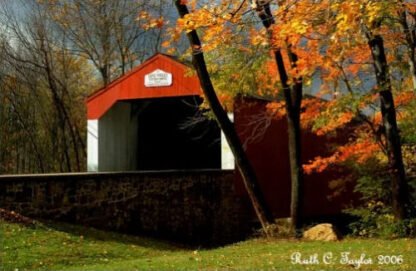After the Storm at Pine Valley Covered Bridge - New Britain, PA