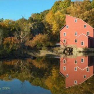 Autumn Mill Reflections - Clinton, NJ