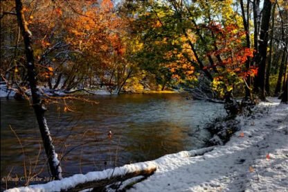 Autumn Morning Snow along Neshaminy Creek - Warwick, PA