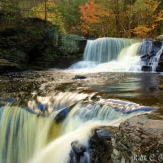 Autumn at Factory Falls - George Childs State Park, PA