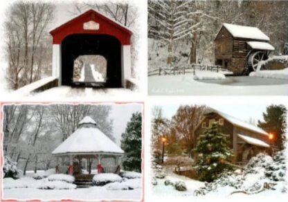 Bucks County Assortment - 6 Holiday Cards