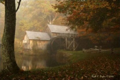 Misty Morning - Mabry Mill, VA