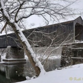Reflections at Schofield Ford Covered Bridge - Newtown, PA