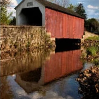 Reflections of Erwinna Covered Bridge - Erwinna, PA