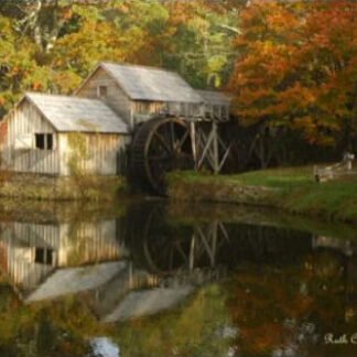 Reflections of Fall - Mabry Mill, VA