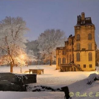 Snowy Evening at Fonthilll - Note Card