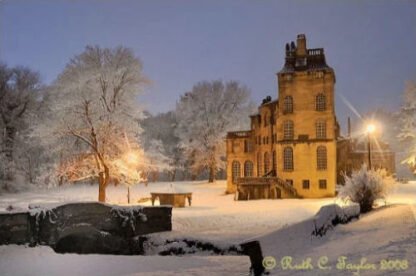 Snowy Evening at Fonthilll - Note Card