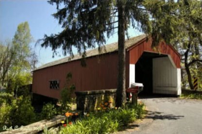 Spring Along Uhlerstown Covered Bridge - Uhlerstown, PA