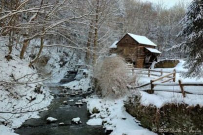 The Mill Along Cuttalossa Creek - New Hope, PA