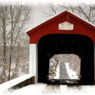 Van Sant Covered Bridge - Holiday Card