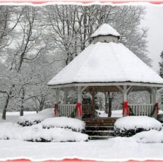Winter Gazebo - Holiday Card