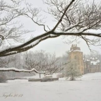 Winter Mist at Fonthill Castle - Note Card