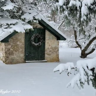 Winter Springhouse - Holiday Card