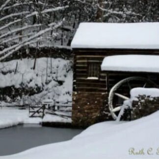 Winter at Cuttalossa Farm Mill - New Hope, PA