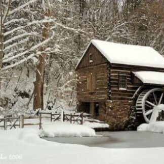 Winter's Day at Cuttalossa Mill - New Hope, PA